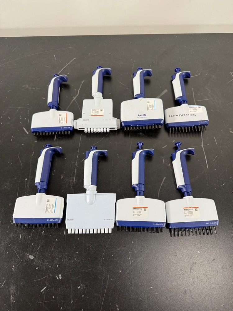 Image of Rainin Pipet-Lite XLS Multichannel Pipettes - Quantity 8